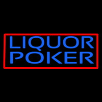 Blue Liquor Poker Neonreclame