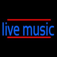 Blue Live Music 1 Neonreclame