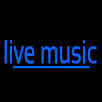 Blue Live Music 2 Neonreclame
