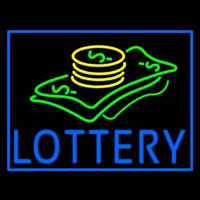 Blue Lottery Logo Neonreclame
