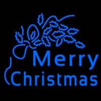 Blue Merry Christmas Neonreclame