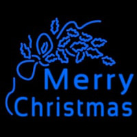 Blue Merry Christmas Neonreclame