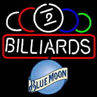 Blue Moon Ball Billiard Te t Pool 24 24 Beer Sign Neonreclame