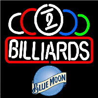Blue Moon Ball Billiard Te t Pool Beer Sign Neonreclame