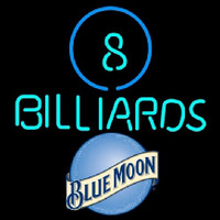 Blue Moon Ball Billiards Pool Beer Sign Neonreclame