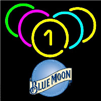 Blue Moon Billiard Rack Pool Beer Sign Neonreclame