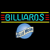 Blue Moon Billiards Te t Borders Pool Beer Sign Neonreclame