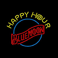 Blue Moon Classic Happy Hour Beer Sign Neonreclame