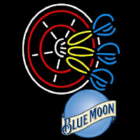 Blue Moon Darts Beer Sign Neonreclame