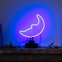 Blue Moon Desktop Neonreclame