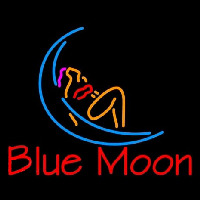 Blue Moon Lady Orange Beer Neonreclame