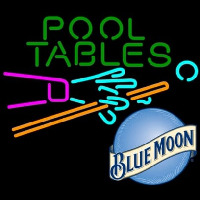 Blue Moon Pool Tables Billiards Beer Neonreclame