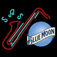 Blue Moon Sexaphone Beer Neonreclame
