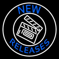 Blue New Releases With Logo Neonreclame