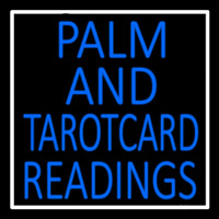 Blue Palm And Tarot Card Readings Neonreclame