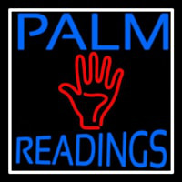 Blue Palm Readings With Red Palm Neonreclame