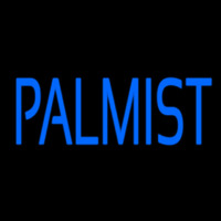 Blue Palmist Block Neonreclame