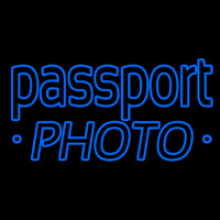 Blue Passport Neonreclame