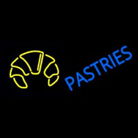 Blue Pastries Logo Neonreclame
