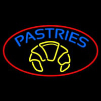 Blue Pastries Logo Neonreclame