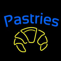 Blue Pastries Logo Neonreclame