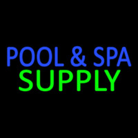 Blue Pool And Spa Green Supply Neonreclame