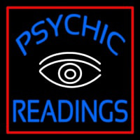 Blue Psychic Readings White Eye Neonreclame