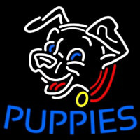 Blue Puppies Neonreclame