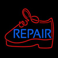 Blue Repair Shoe Neonreclame