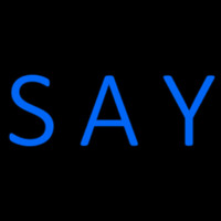 Blue Say Neonreclame