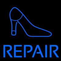 Blue Shoe Repair With Sandal Neonreclame