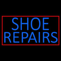 Blue Shoe Repairs With Border Neonreclame