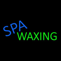 Blue Spa And Wa ing Neonreclame