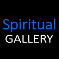 Blue Spritual Gallery Neonreclame