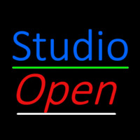 Blue Studio Red Open 1 Neonreclame
