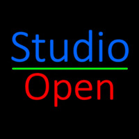 Blue Studio Red Open 2 Neonreclame