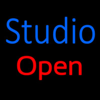 Blue Studio Red Open Neonreclame
