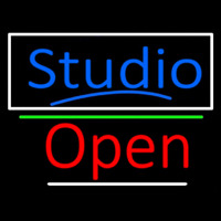 Blue Studio With Open 3 Neonreclame