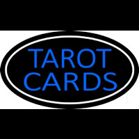 Blue Tarot Cards With Blue Border Neonreclame