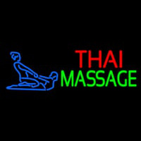 Blue Thai Massage Logo Neonreclame
