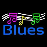 Blues With Musical Note 1 Neonreclame