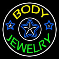 Body Jewelry Round Neonreclame
