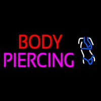 Body Piercing Logo Neonreclame