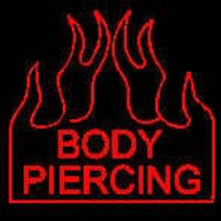Body Piercing Neonreclame
