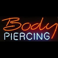 Body Piercing Neonreclame