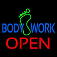 Body Work Open Neonreclame