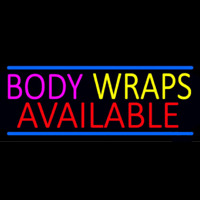 Body Wraps Available Neonreclame