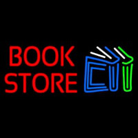 Book Store With Book Logo Neonreclame