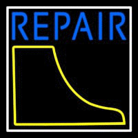 Boot Repair With White Border Neonreclame