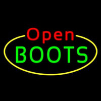 Boots Open With Border Neonreclame